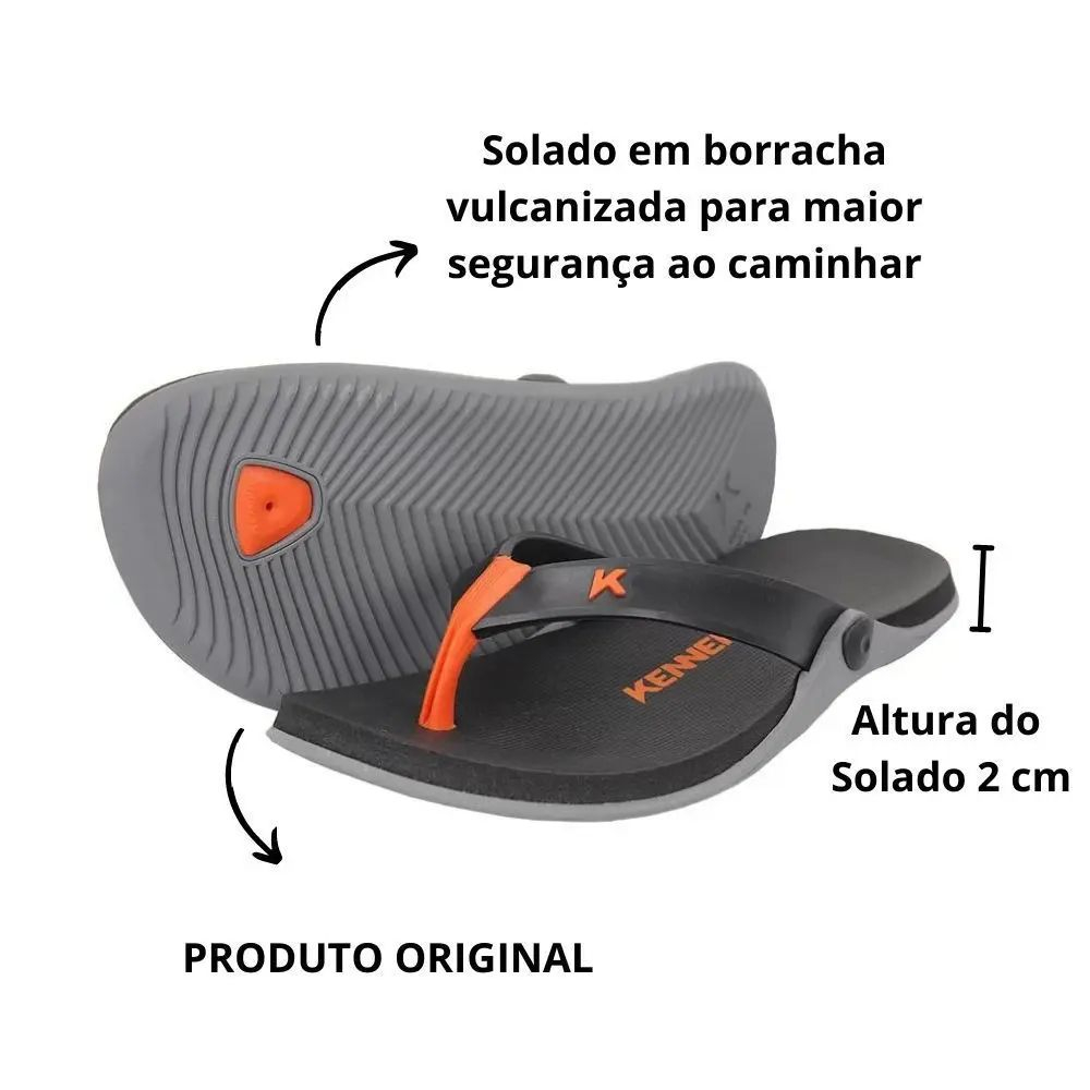 Chinelo Sand Lia Kenner Dgv Groove Exclusive Preto Cinza Preto